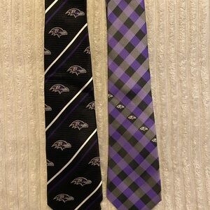 Baltimore Ravens set of 2 ties